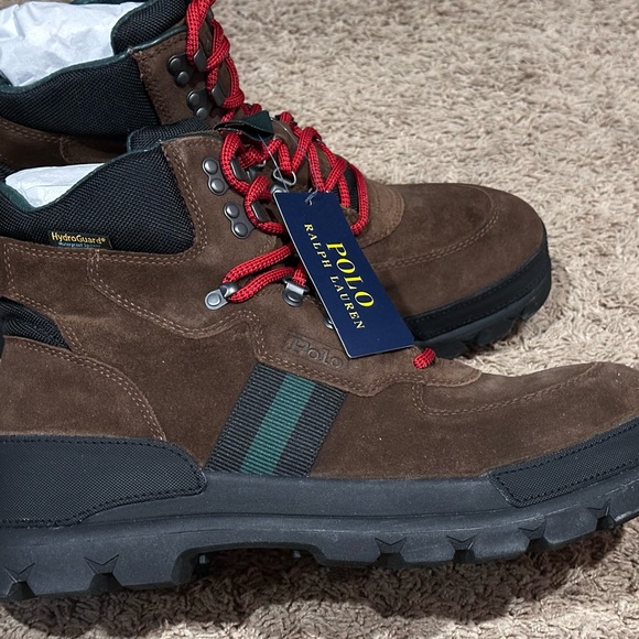 Polo Ralph Lauren Oslo Tactical Waterproof Boots Brown Size 13D - Picture 1 of 7